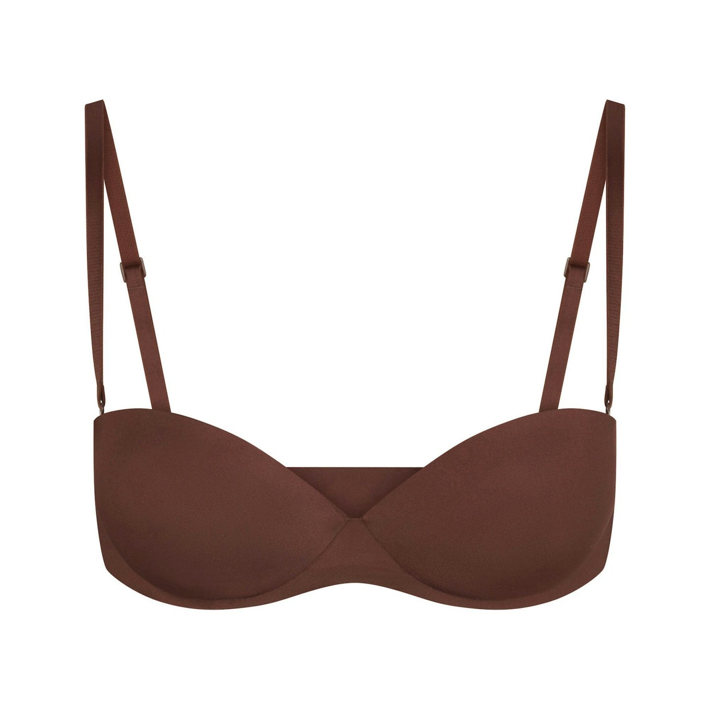 SKIMS ULTIMATE STRAPLESS PUSH-UP BRA - COCOA - image 32