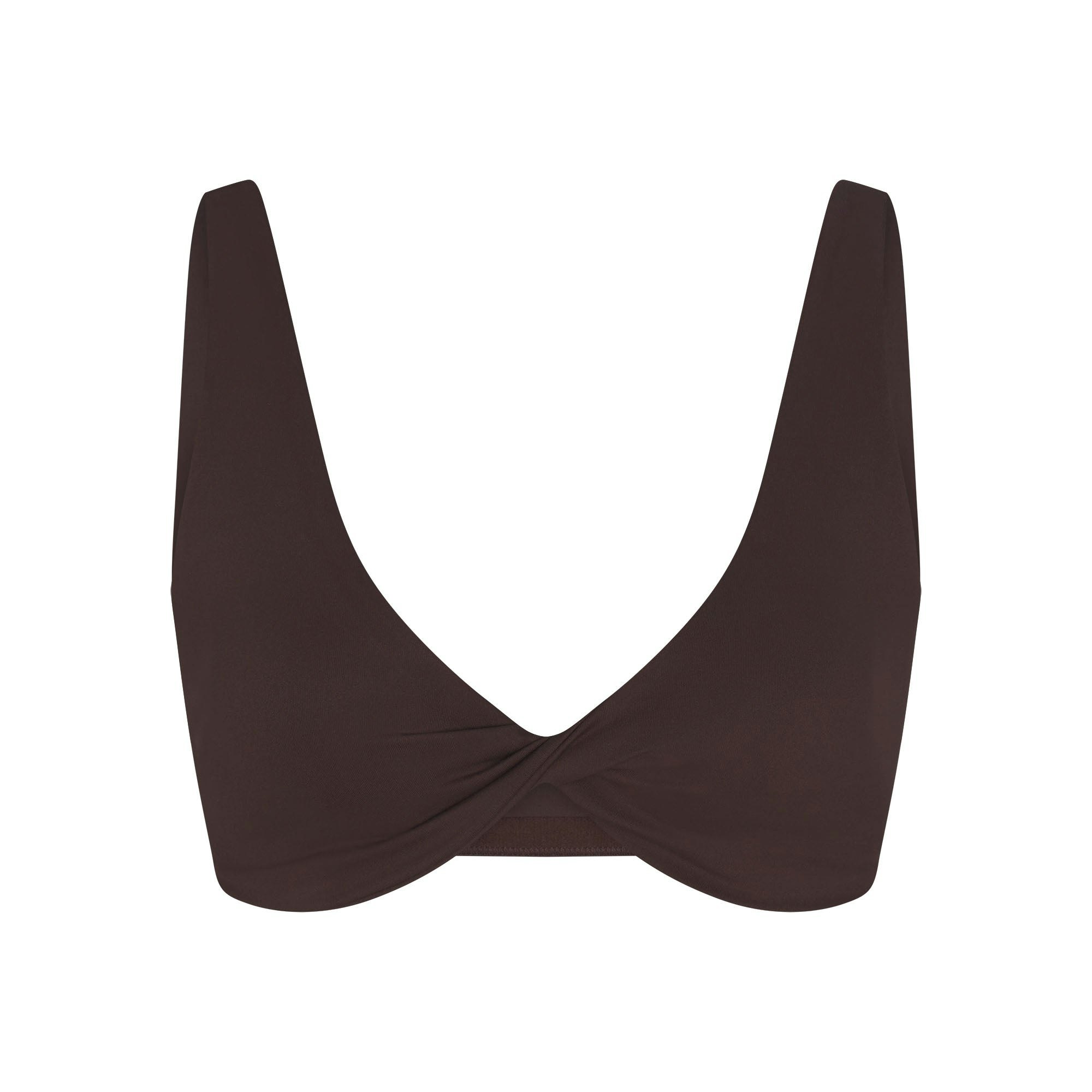 NikeSKIMS MATTE TWIST-FRONT BRA - DARK SEPIA - image 12