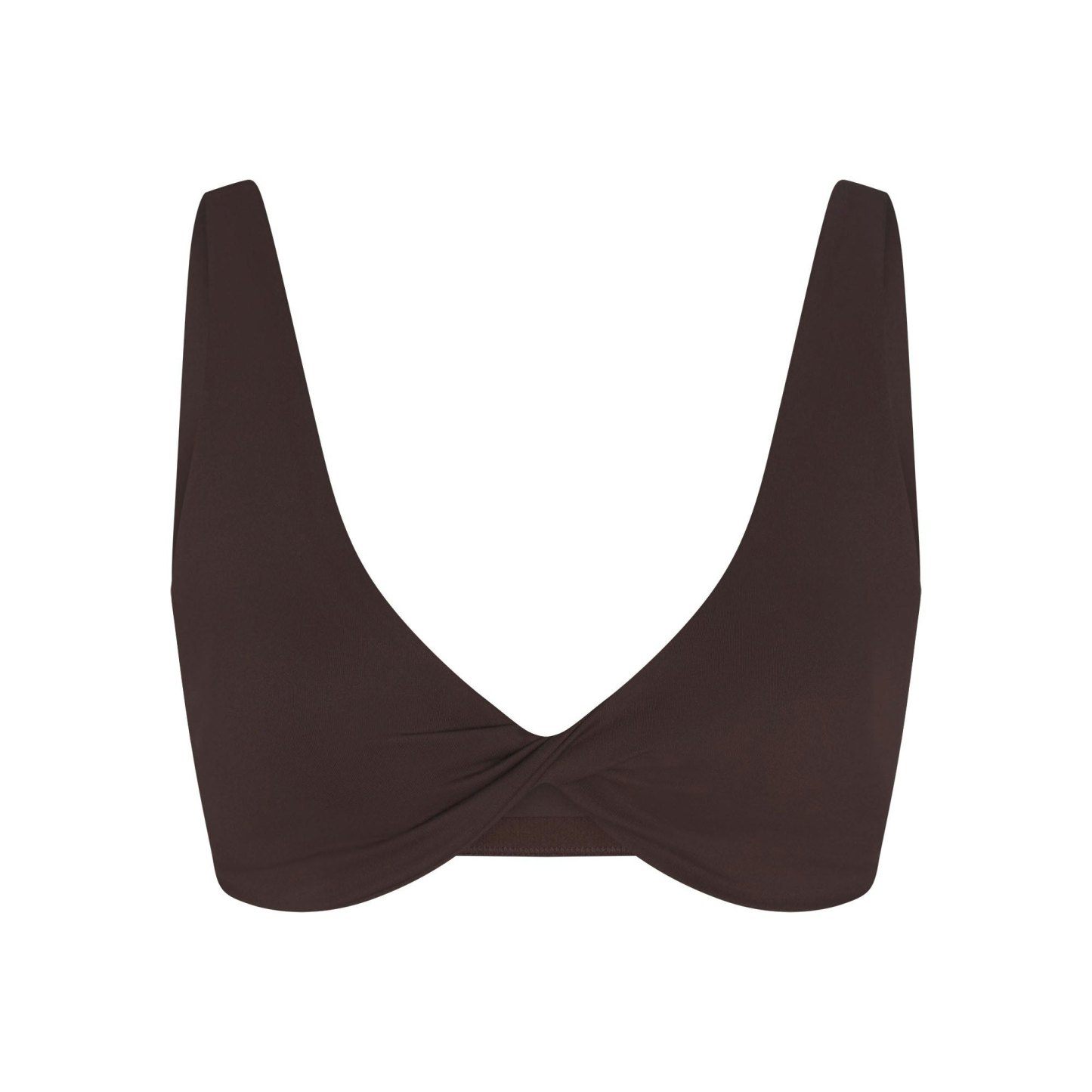 NikeSKIMS MATTE TWIST-FRONT BRA - DARK SEPIA - image 12