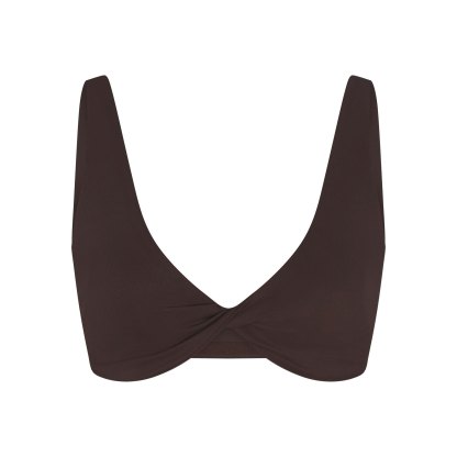NikeSKIMS MATTE TWIST-FRONT BRA - DARK SEPIA - image 12