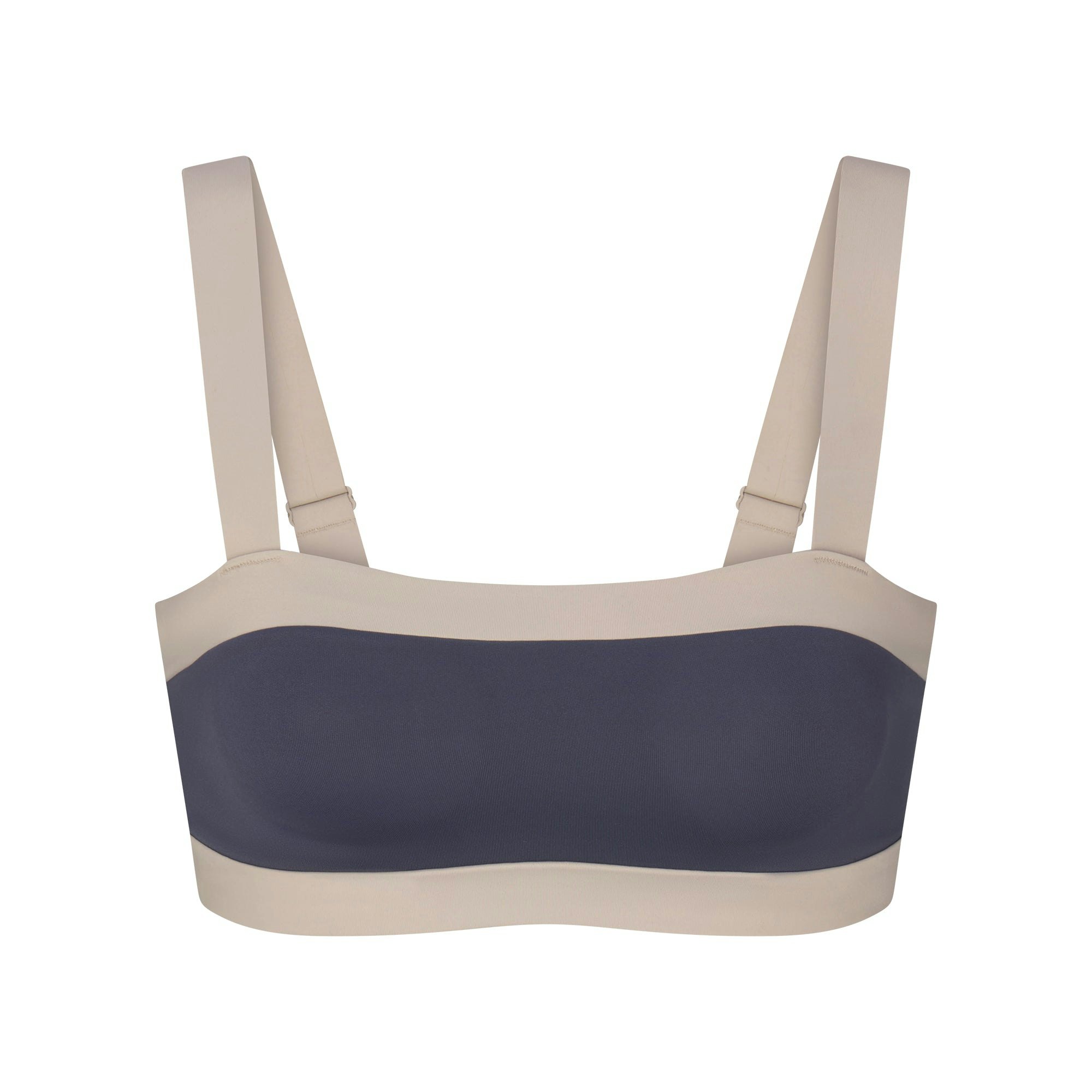 NikeSKIMS MATTE SHINE MIX STRAIGHT NECK BRA - DEEP ROYAL AND STONE - image 6