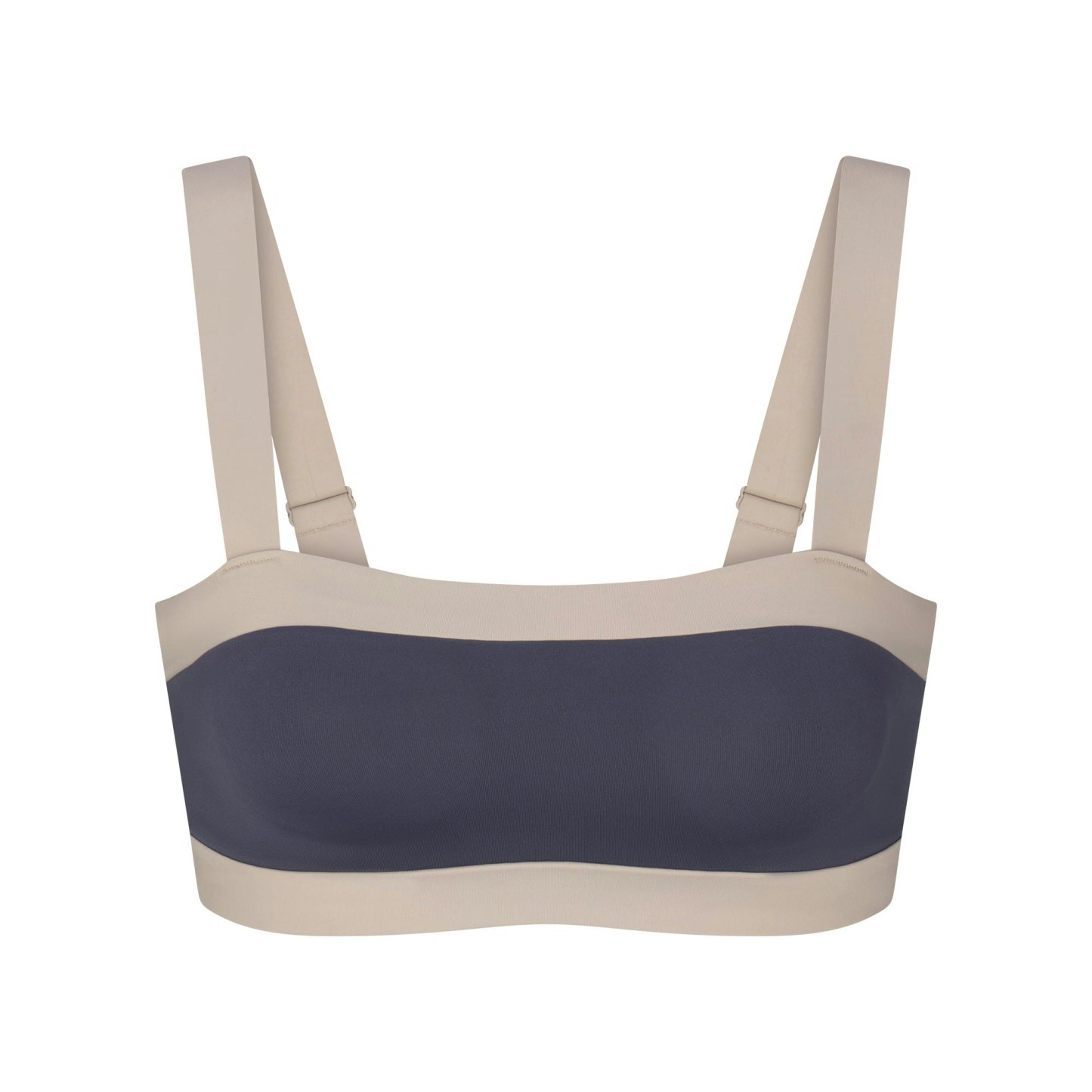 NikeSKIMS MATTE SHINE MIX STRAIGHT NECK BRA - DEEP ROYAL AND STONE - image 6