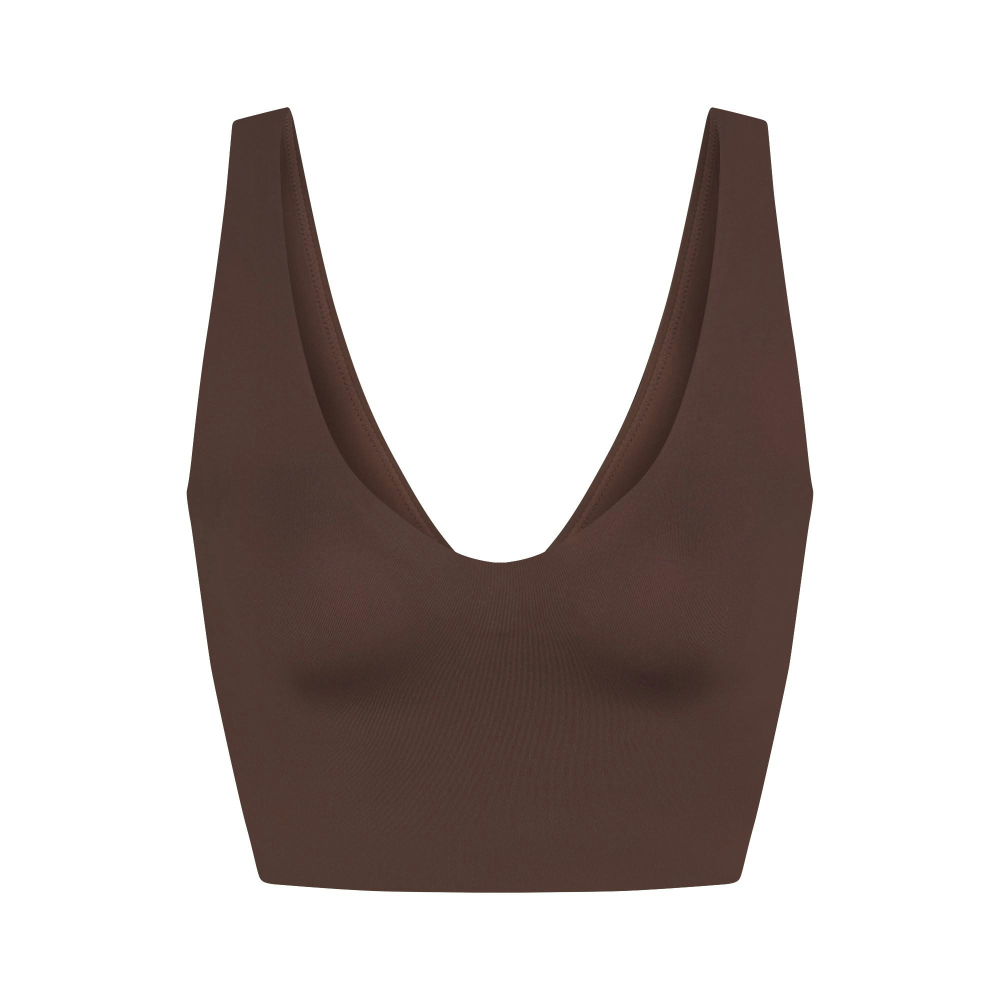 NikeSKIMS MATTE V-NECK BRA TOP - DARK SEPIA - image 20