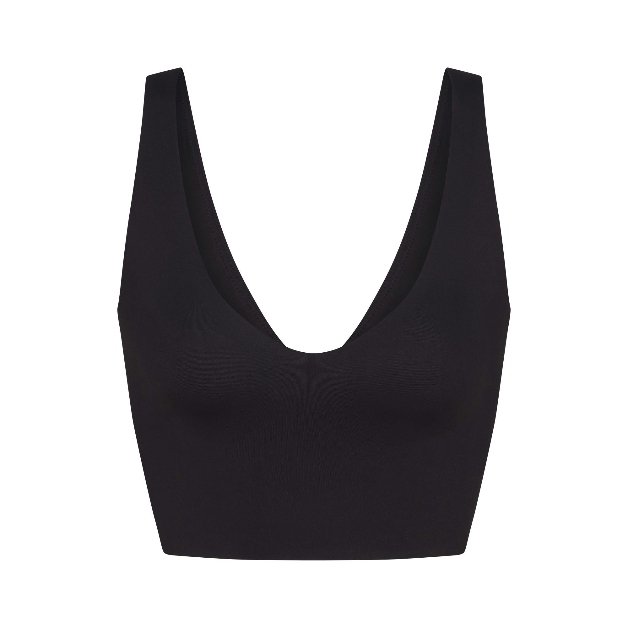 NikeSKIMS MATTE V-NECK BRA TOP - OBSIDIAN - image 44
