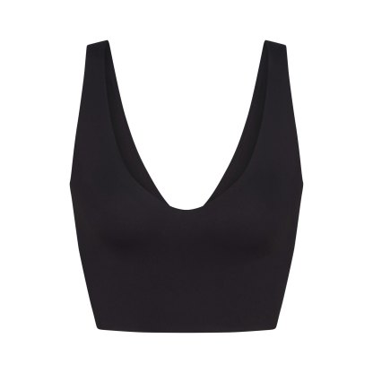 NikeSKIMS MATTE V-NECK BRA TOP - OBSIDIAN - image 44