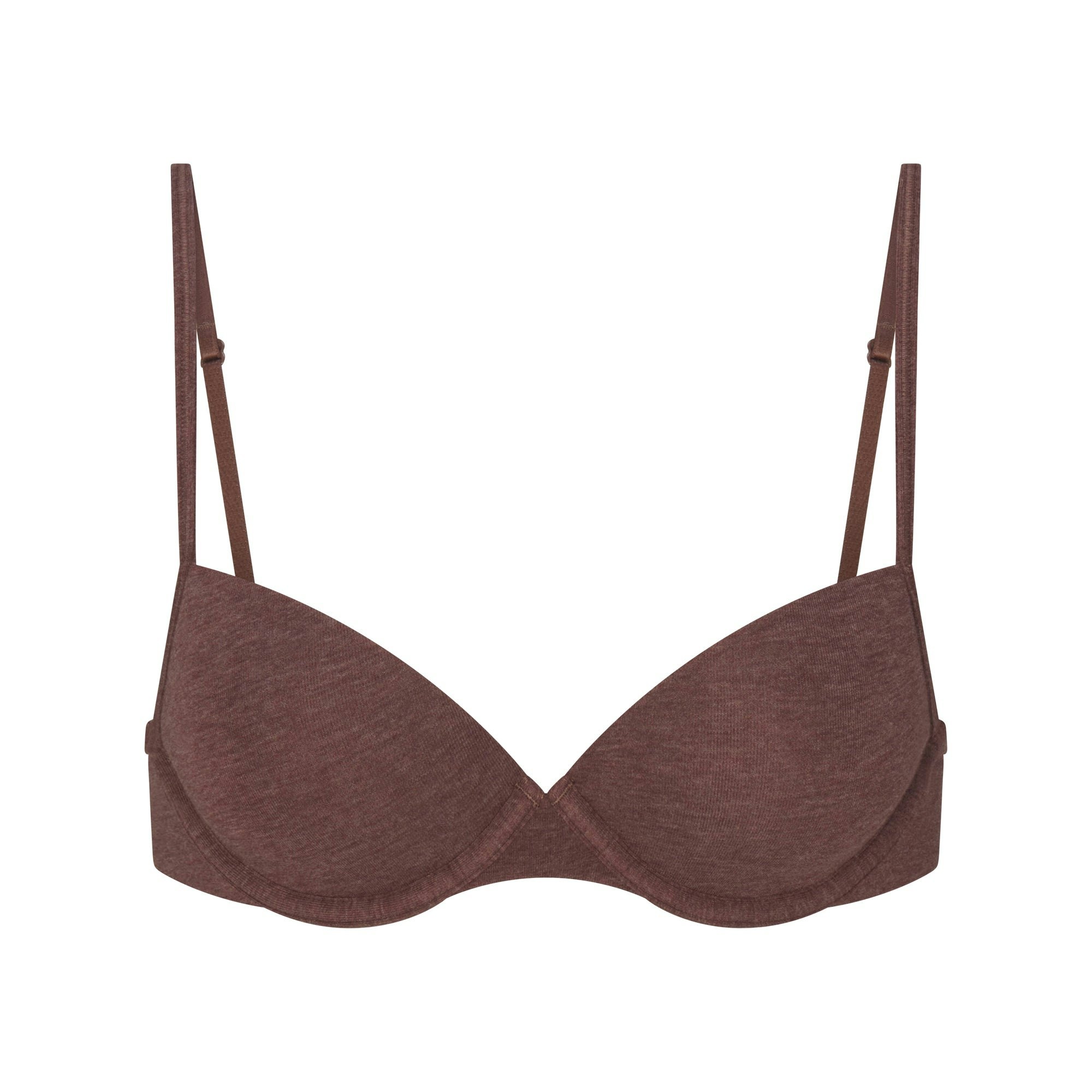EVERYDAY COTTON T-SHIRT BRA - COCOA HEATHER - image 33