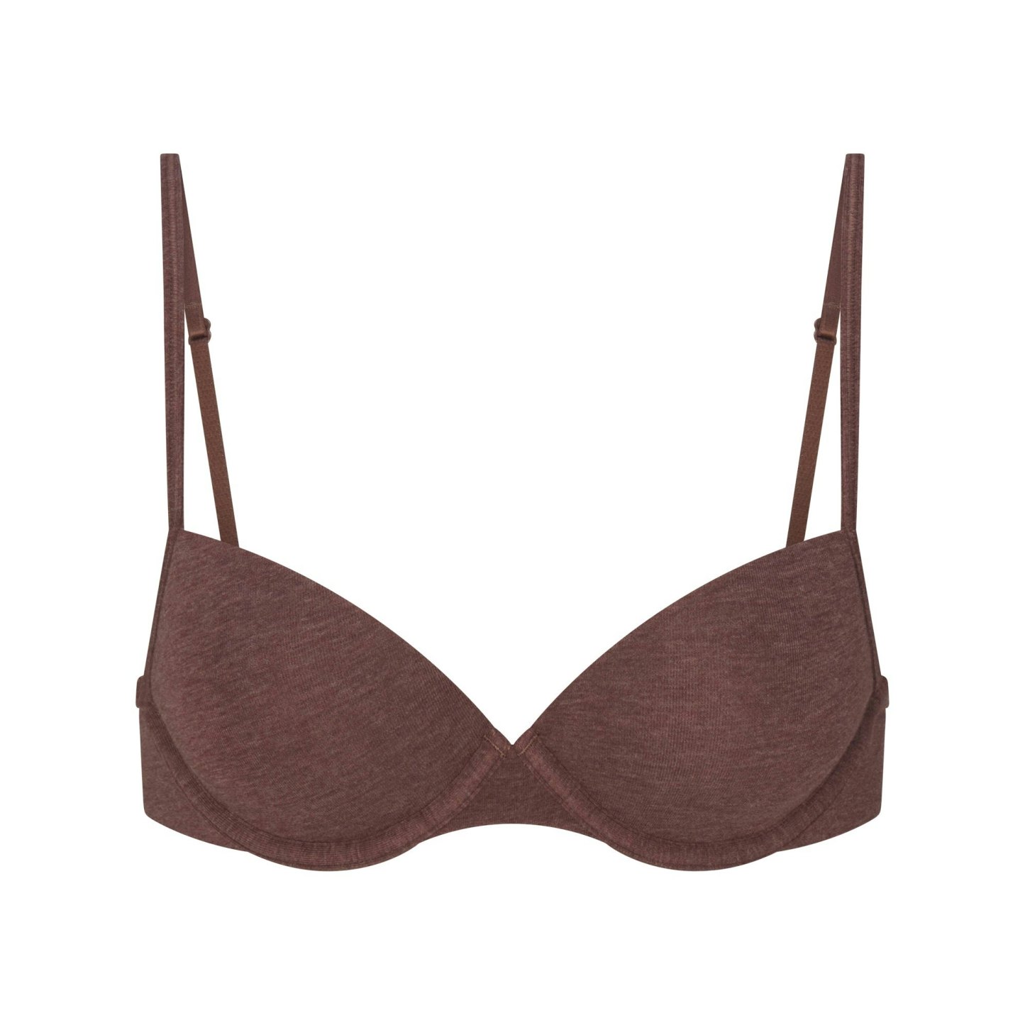 EVERYDAY COTTON T-SHIRT BRA - COCOA HEATHER - image 33