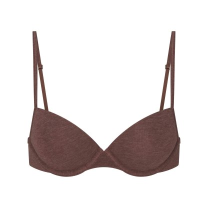 EVERYDAY COTTON T-SHIRT BRA - COCOA HEATHER - image 33