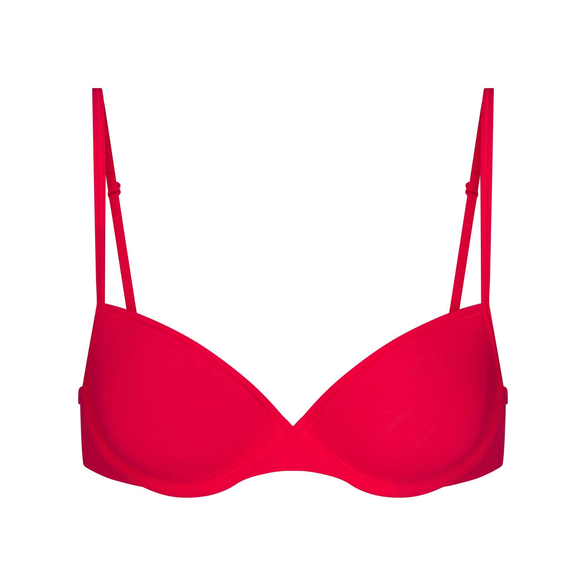 EVERYDAY COTTON T-SHIRT BRA - CARMINE - image 11
