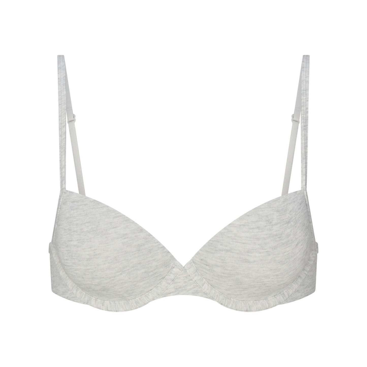 EVERYDAY COTTON T-SHIRT BRA - LIGHT HEATHER GREY - image 5