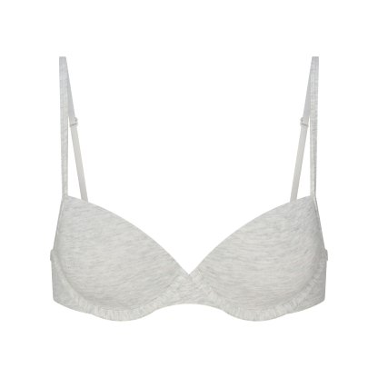 EVERYDAY COTTON T-SHIRT BRA - LIGHT HEATHER GREY - image 5