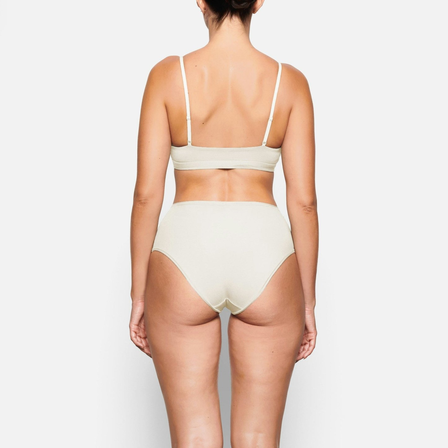 COTTON JERSEY FULL BRIEF - BONE