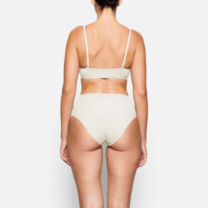 COTTON JERSEY FULL BRIEF - BONE