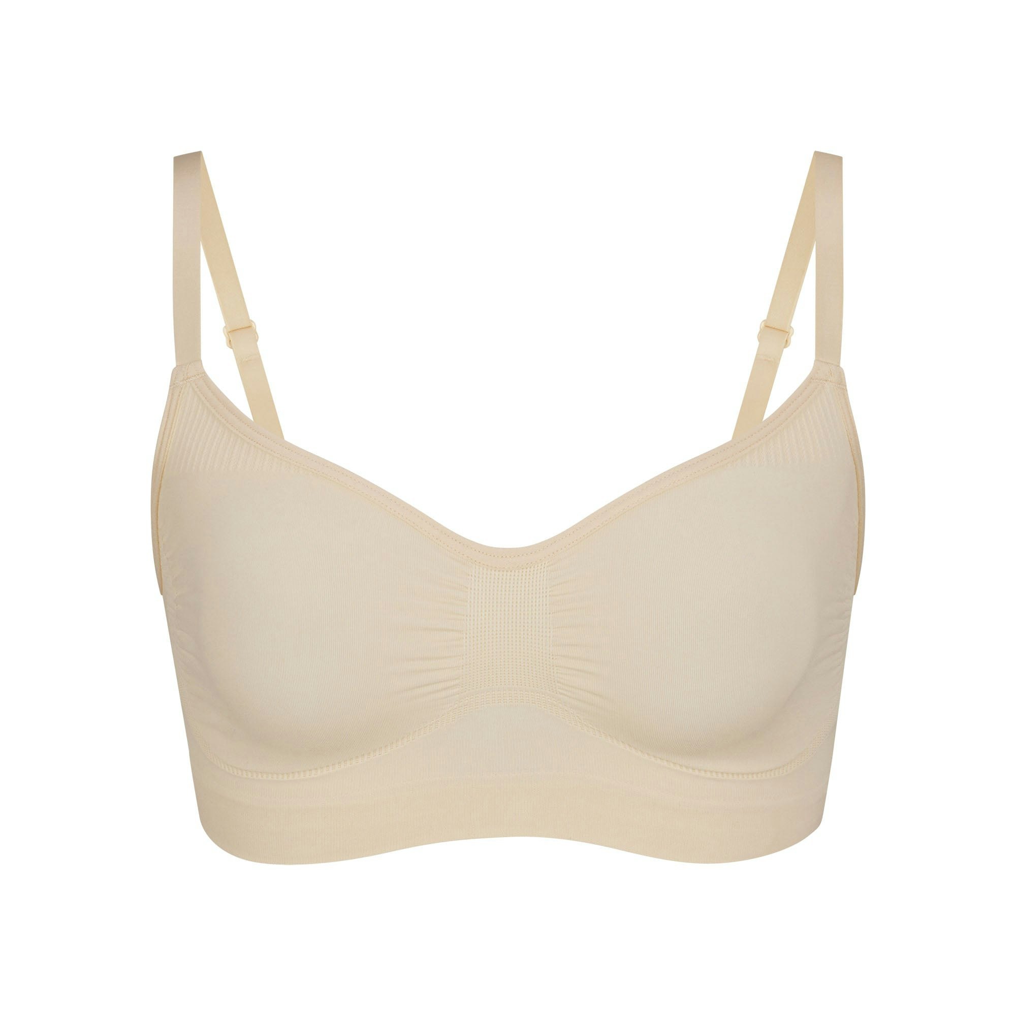 SEAMLESS SCULPT BRALETTE - SAND