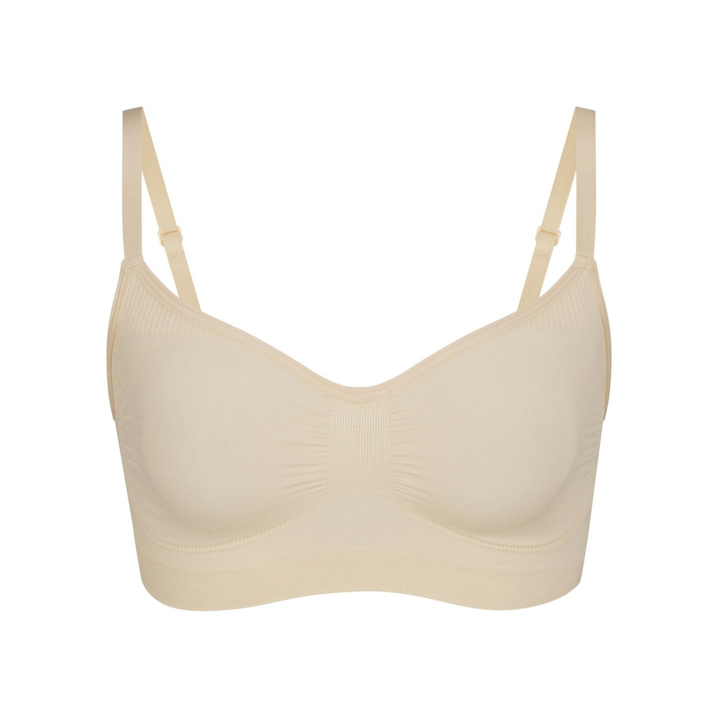 SEAMLESS SCULPT BRALETTE - SAND