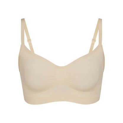 SEAMLESS SCULPT BRALETTE - SAND