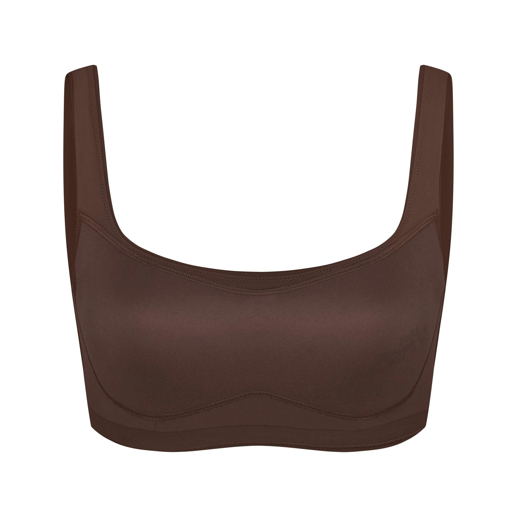 NikeSKIMS MATTE SCOOP NECK BRA - DARK SEPIA - image 24