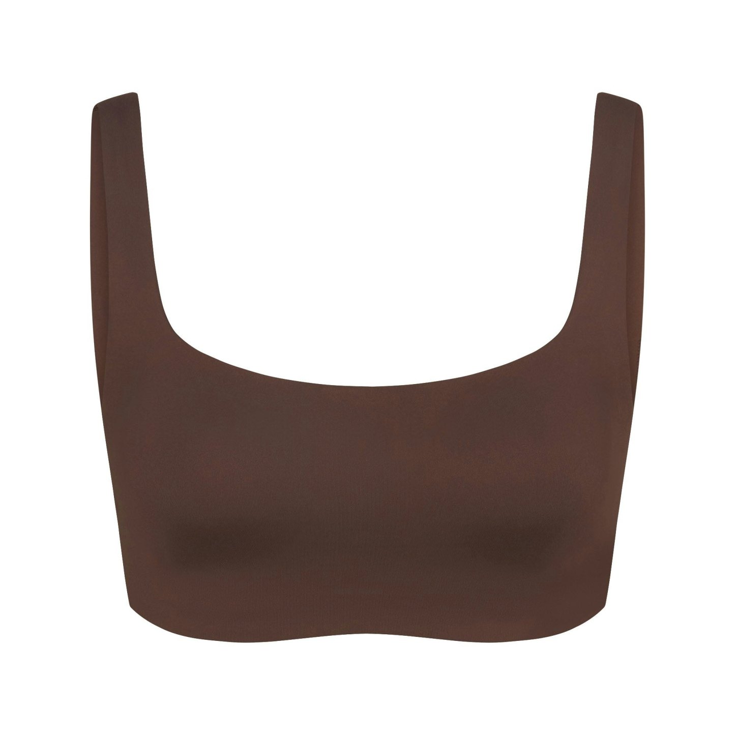 NikeSKIMS MATTE SCOOP NECK BRA - DARK SEPIA - image 23