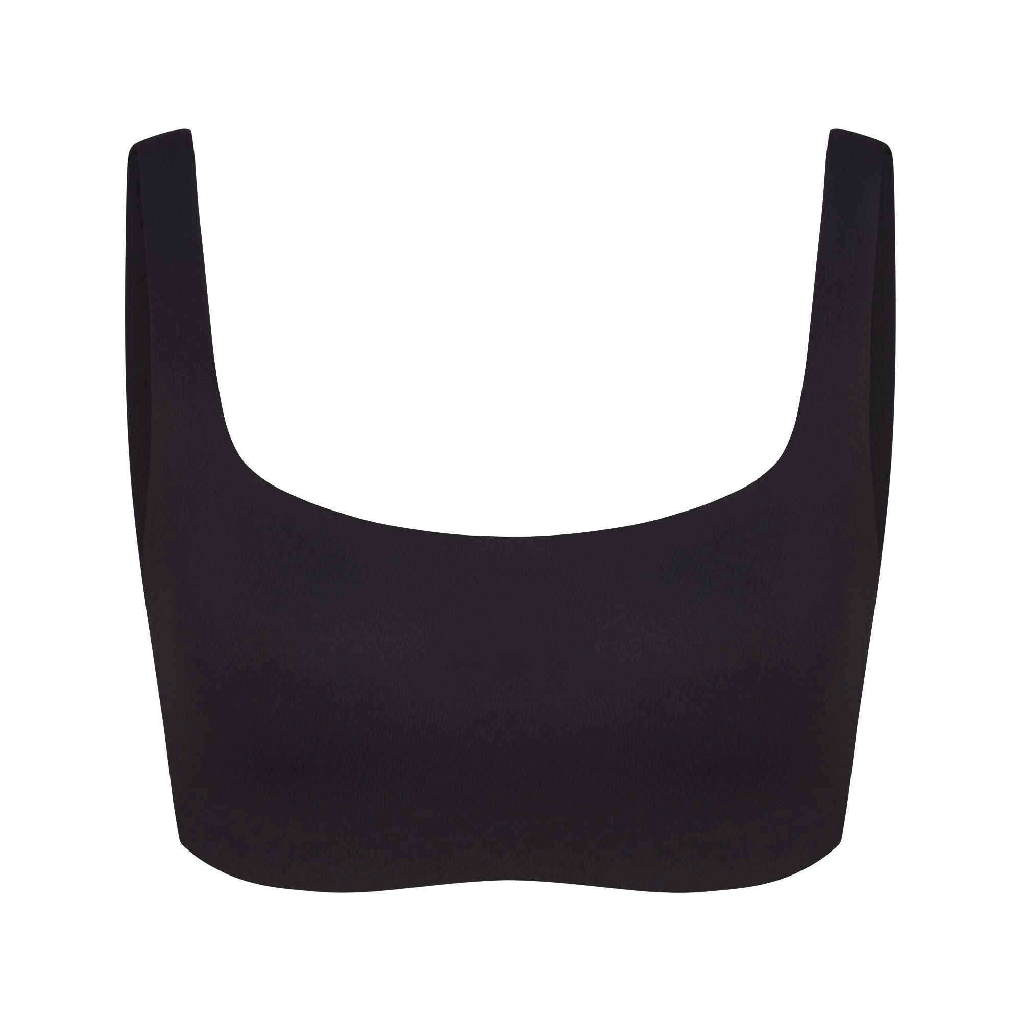 NikeSKIMS MATTE SCOOP NECK BRA - OBSIDIAN - image 11
