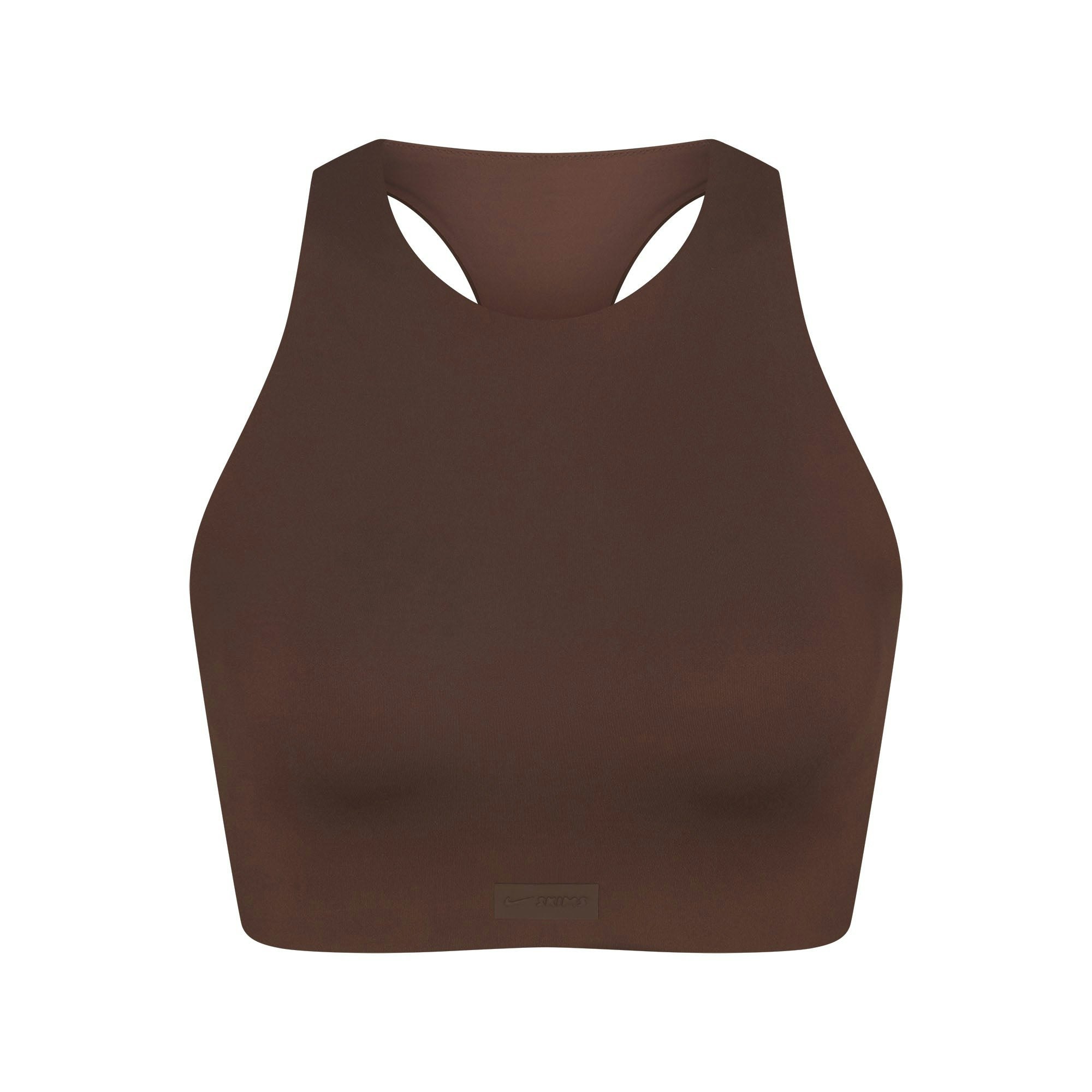 NikeSKIMS MATTE HIGH NECK BRA - DARK SEPIA - image 18