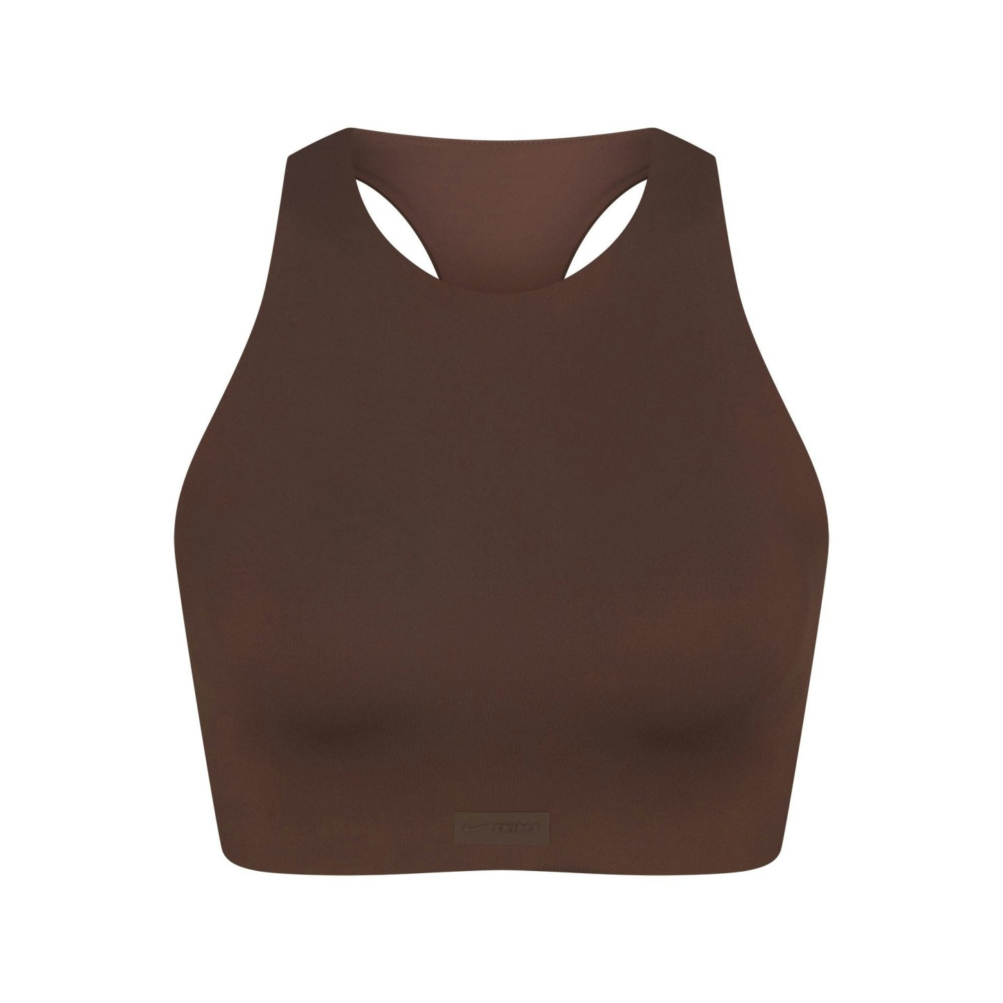 NikeSKIMS MATTE HIGH NECK BRA - DARK SEPIA - image 18