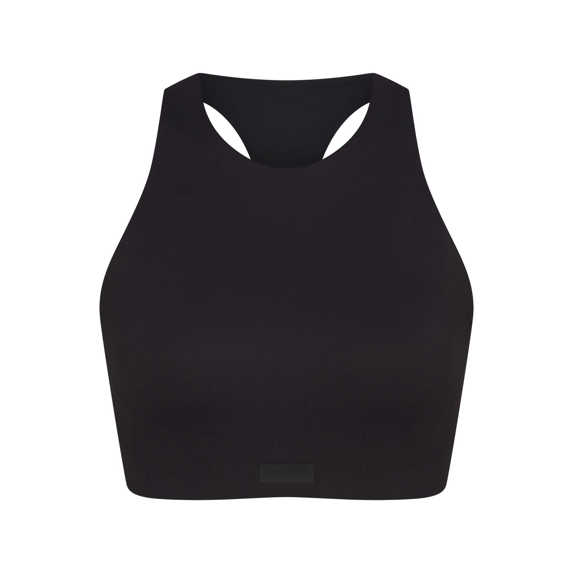 NikeSKIMS MATTE HIGH NECK BRA - OBSIDIAN - image 12