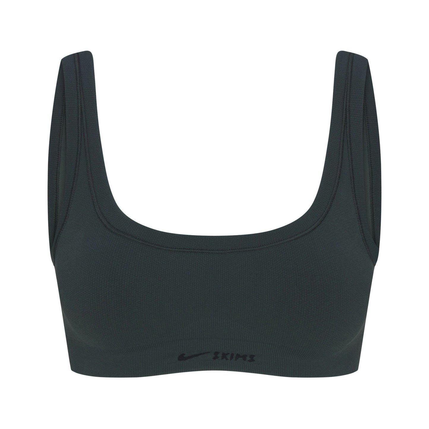 NikeSKIMS VINTAGE SEAMLESS SCOOP NECK BRA - DARK TEAL - image 22