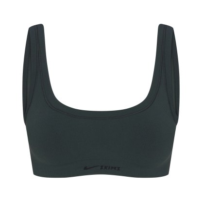 NikeSKIMS VINTAGE SEAMLESS SCOOP NECK BRA - DARK TEAL - image 22
