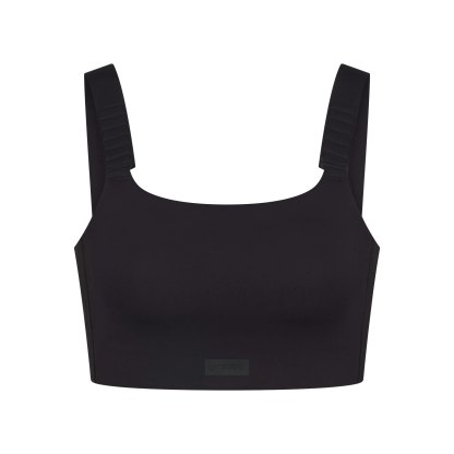 NikeSKIMS MATTE WIDE STRAP BRA - OBSIDIAN - image 12