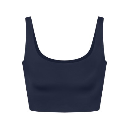 NikeSKIMS SHINE SCOOP NECK BRA TOP - NAVY - image 26