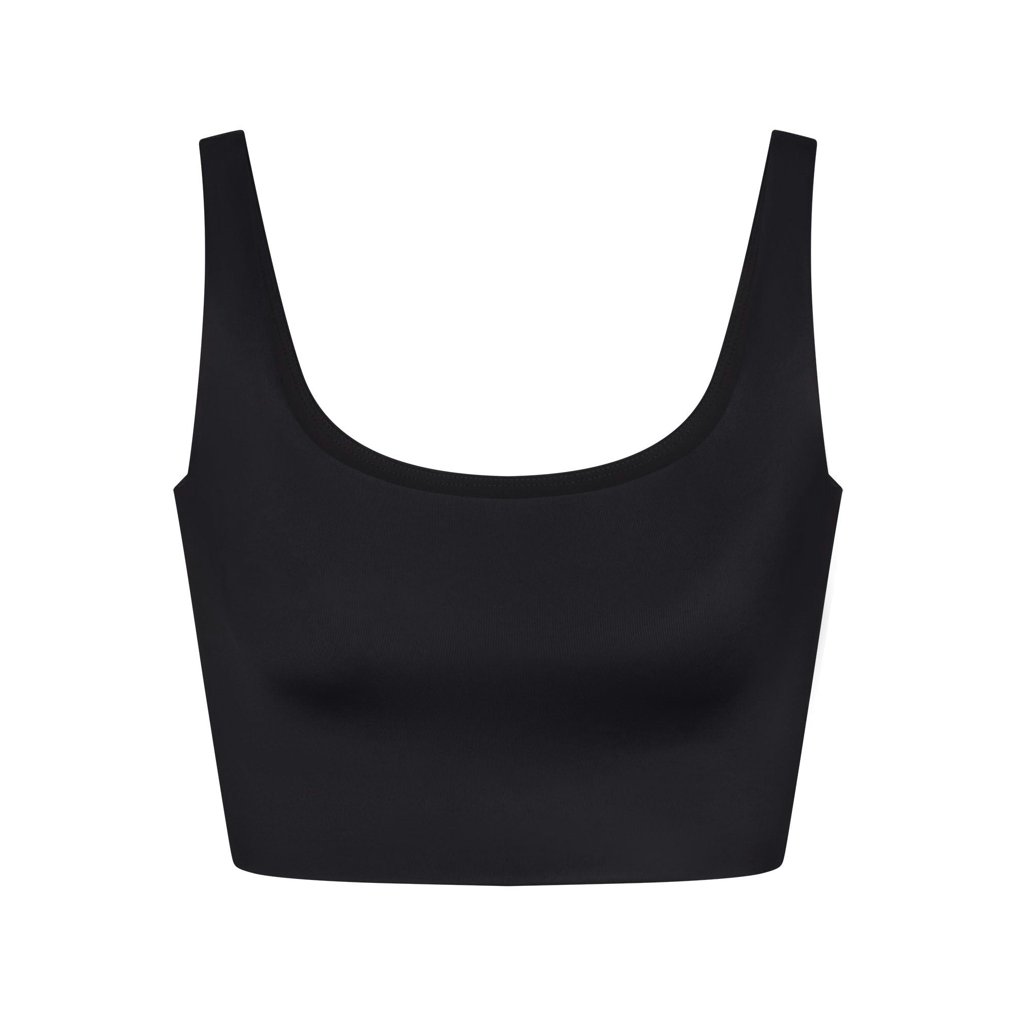 NikeSKIMS SHINE SCOOP NECK BRA TOP - OBSIDIAN - image 7