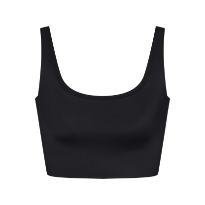 NikeSKIMS SHINE SCOOP NECK BRA TOP - OBSIDIAN - image 7