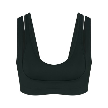 NikeSKIMS MATTE DOUBLE STRAP SCOOP BRA - DARK TEAL - image 20
