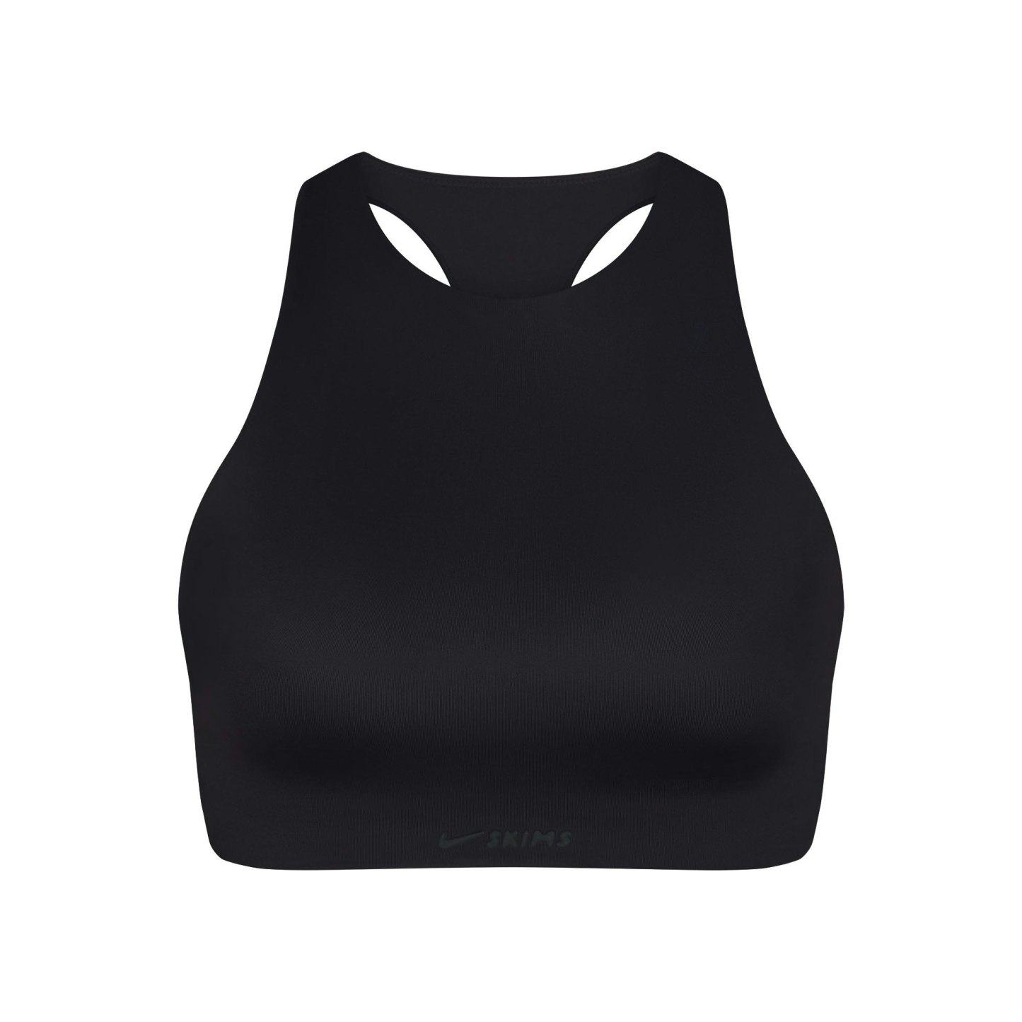 NikeSKIMS SHINE HIGH NECK BRA - OBSIDIAN - image 7