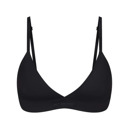 NikeSKIMS SHINE TRIANGLE BRA - OBSIDIAN - image 16
