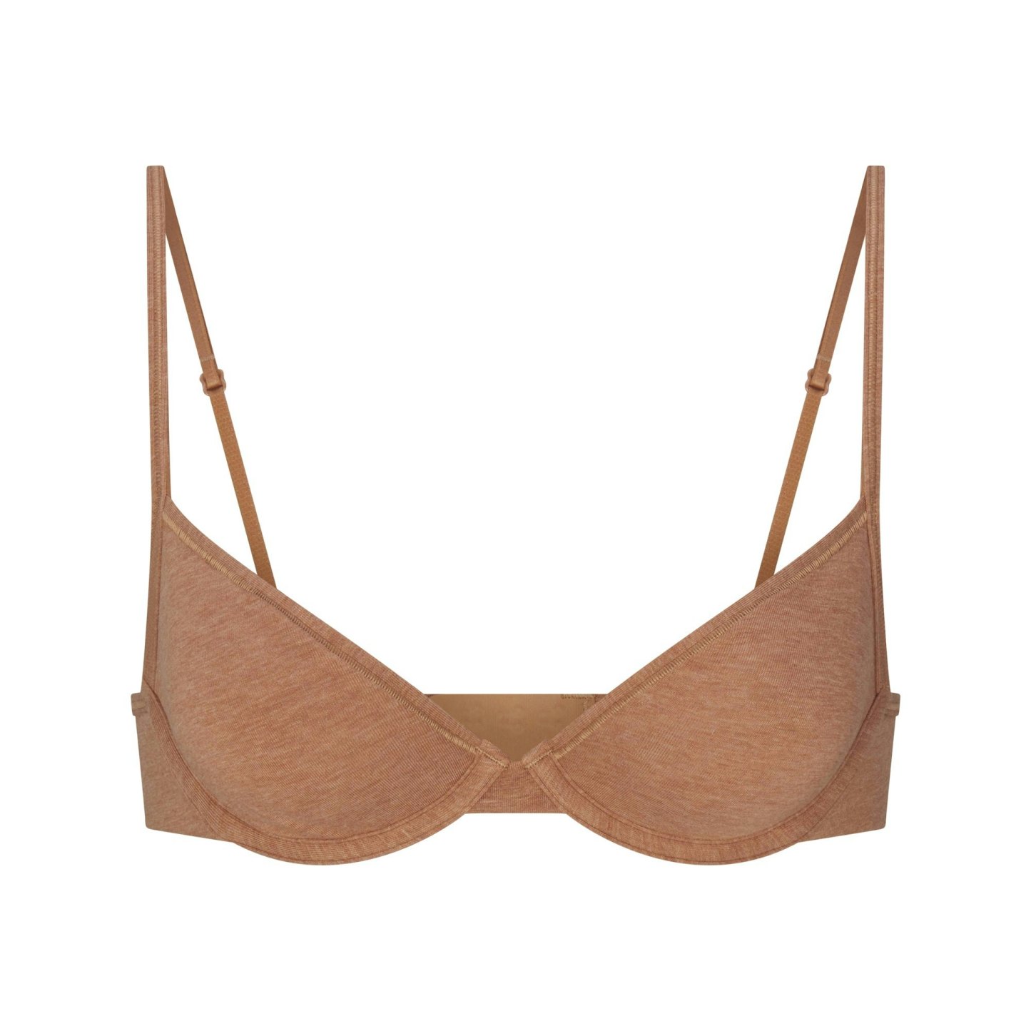 EVERYDAY COTTON UNLINED DEMI BRA - SIENNA HEATHER - image 25