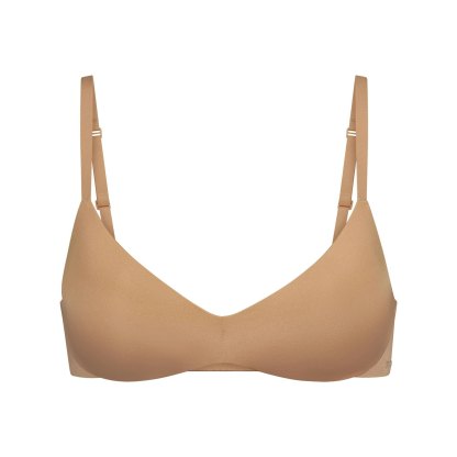 WIRELESS FORM PUSH-UP PLUNGE BRA - OCHRE - image 13