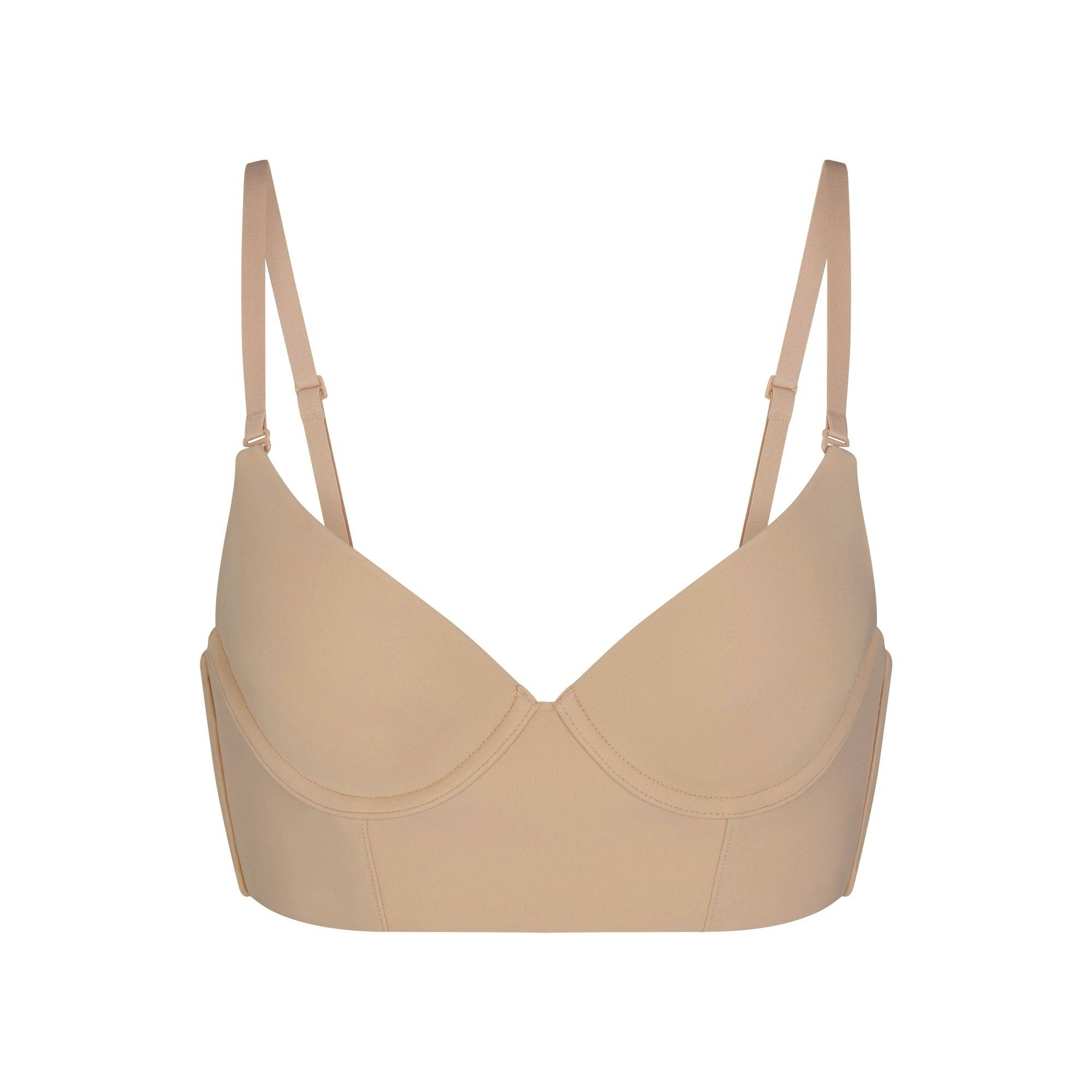 FITS EVERYBODY LOW BACK LONGLINE BRA - CLAY - image 10