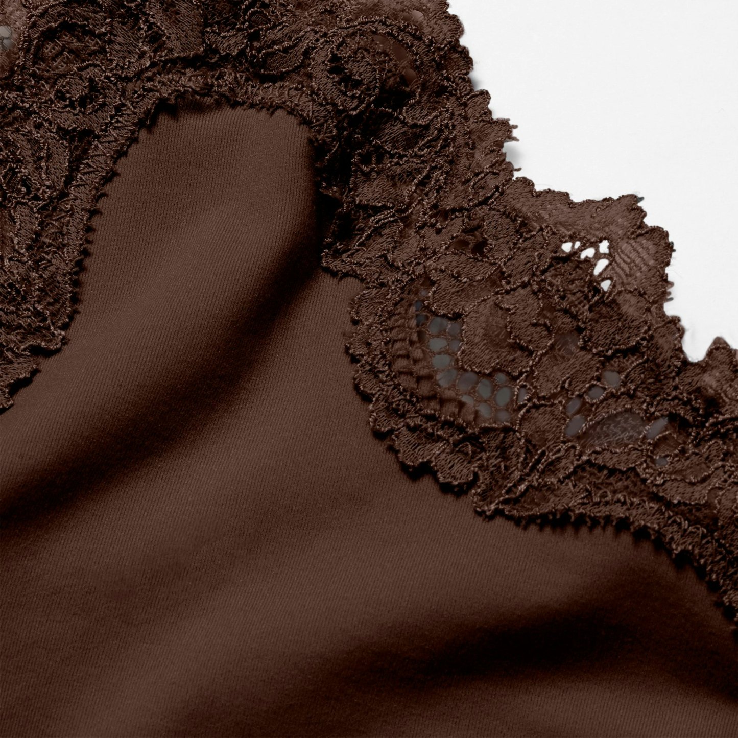 FITS EVERYBODY LACE TRIANGLE CAMI - ESPRESSO - image 9