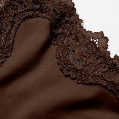 FITS EVERYBODY LACE TRIANGLE CAMI - ESPRESSO - image 9