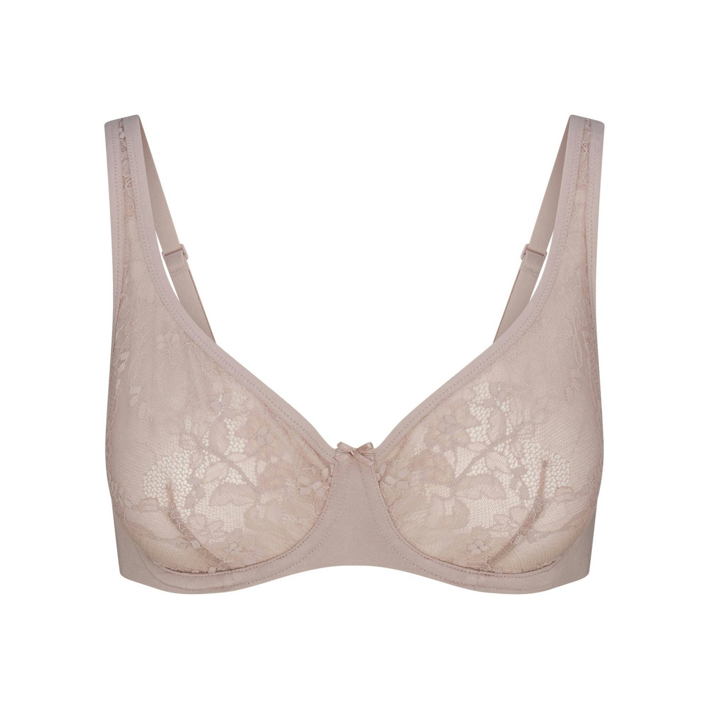 SKIMS LACE UNLINED MINIMIZER BRA - FAWN - image 9