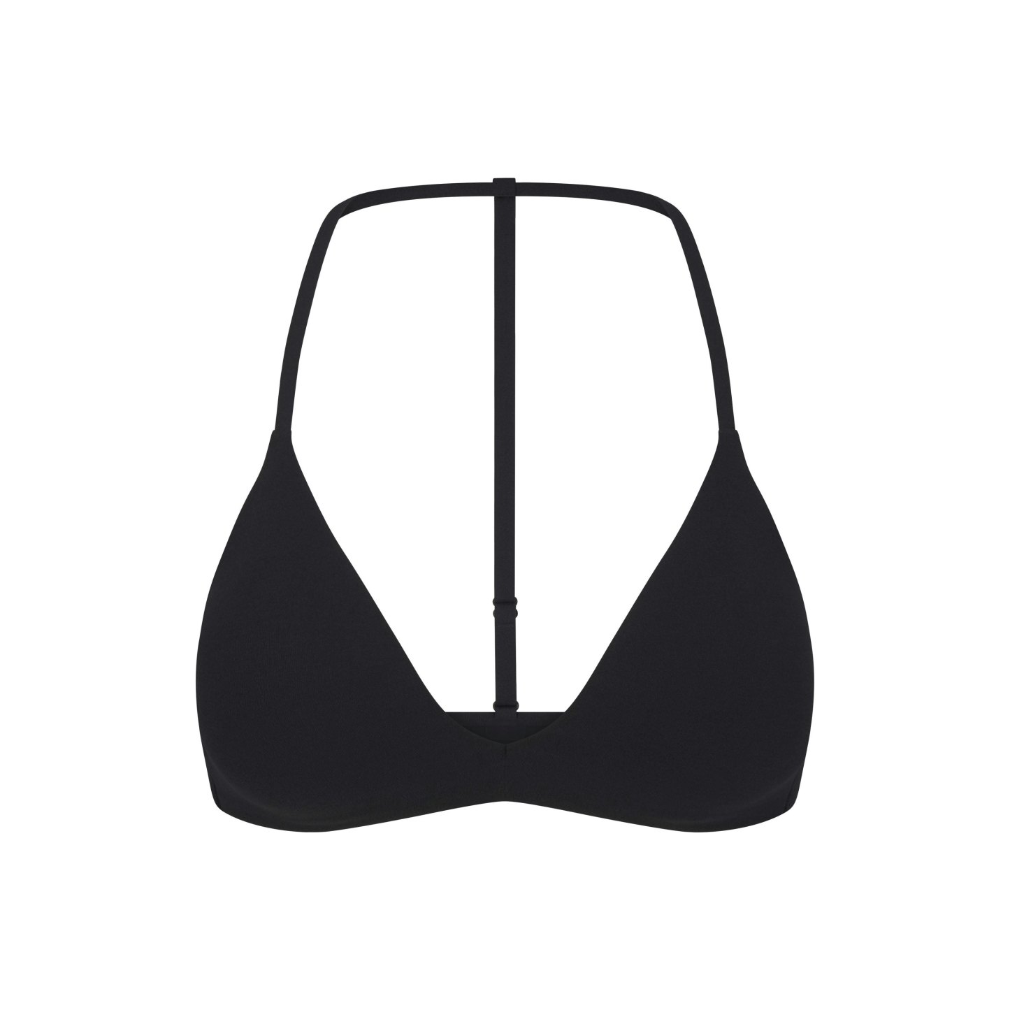 NikeSKIMS STUDIO STRETCH T-BACK TRIANGLE BRA - OBSIDIAN - image 6