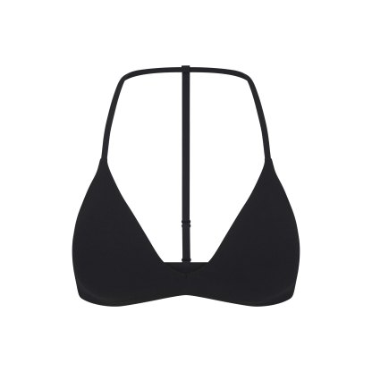 NikeSKIMS STUDIO STRETCH T-BACK TRIANGLE BRA - OBSIDIAN - image 6