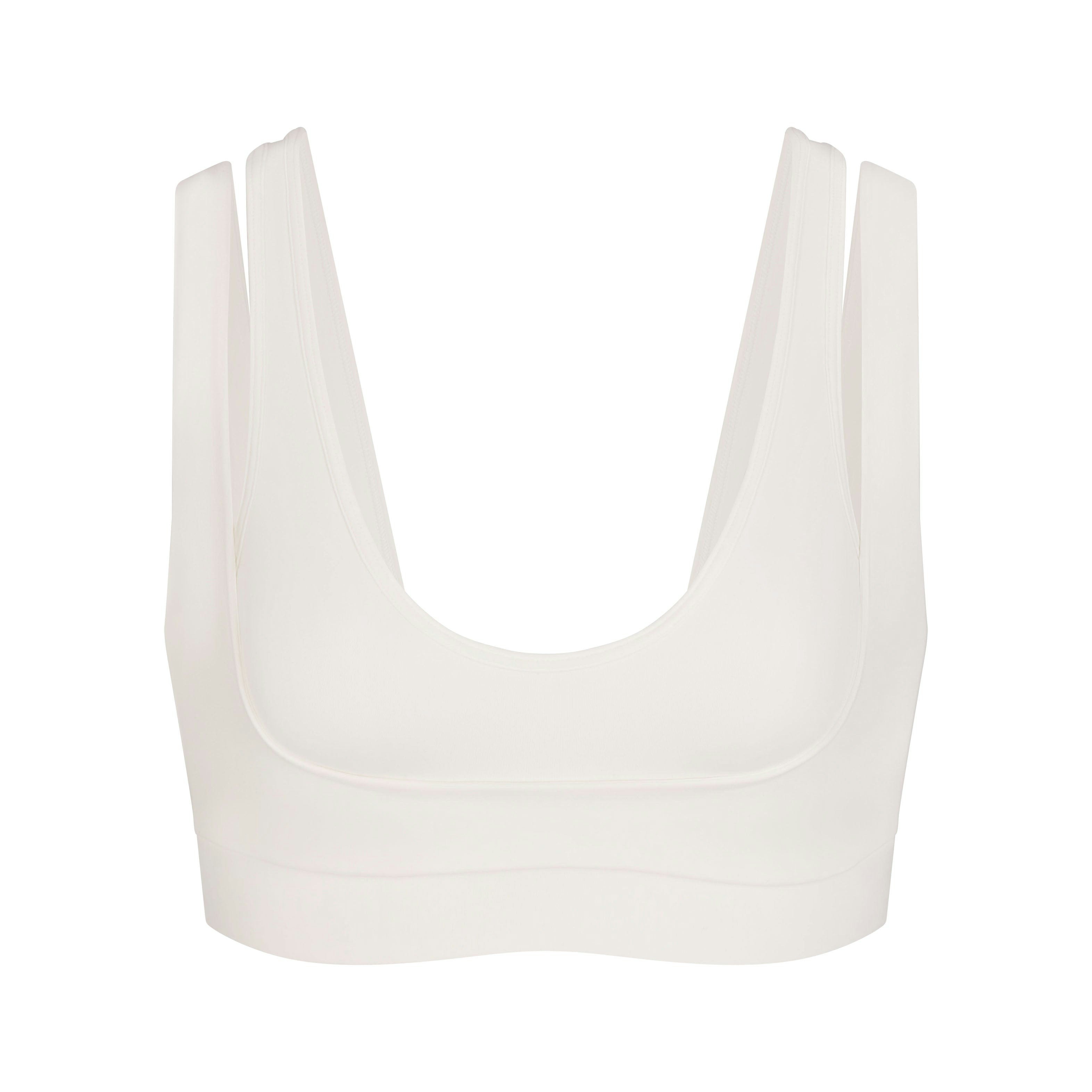 NikeSKIMS MATTE DOUBLE STRAP SCOOP BRA - IVORY - image 6