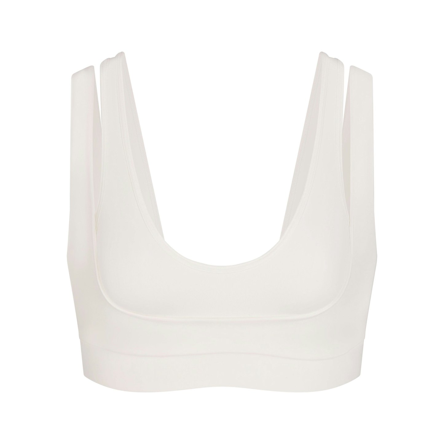 NikeSKIMS MATTE DOUBLE STRAP SCOOP BRA - IVORY - image 6