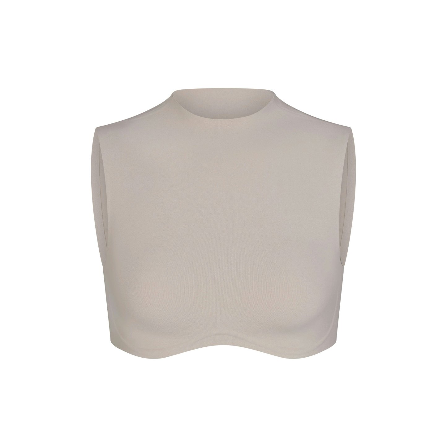 NikeSKIMS STUDIO STRETCH MOCK NECK BRA TOP - LINEN - image 5