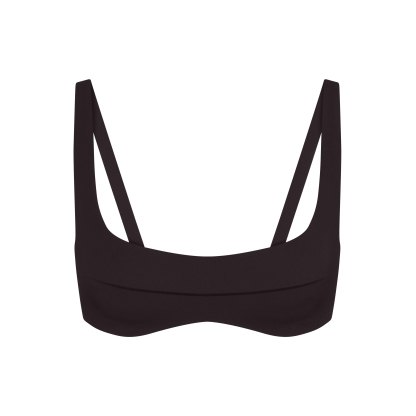 NikeSKIMS STUDIO STRETCH SEAM FRONT MICRO BRA - DARK ROAST - image 11