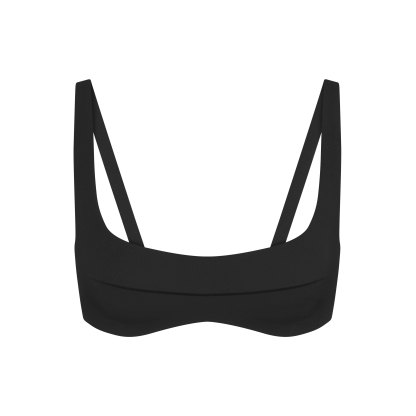 NikeSKIMS STUDIO STRETCH SEAM FRONT MICRO BRA - OBSIDIAN - image 17