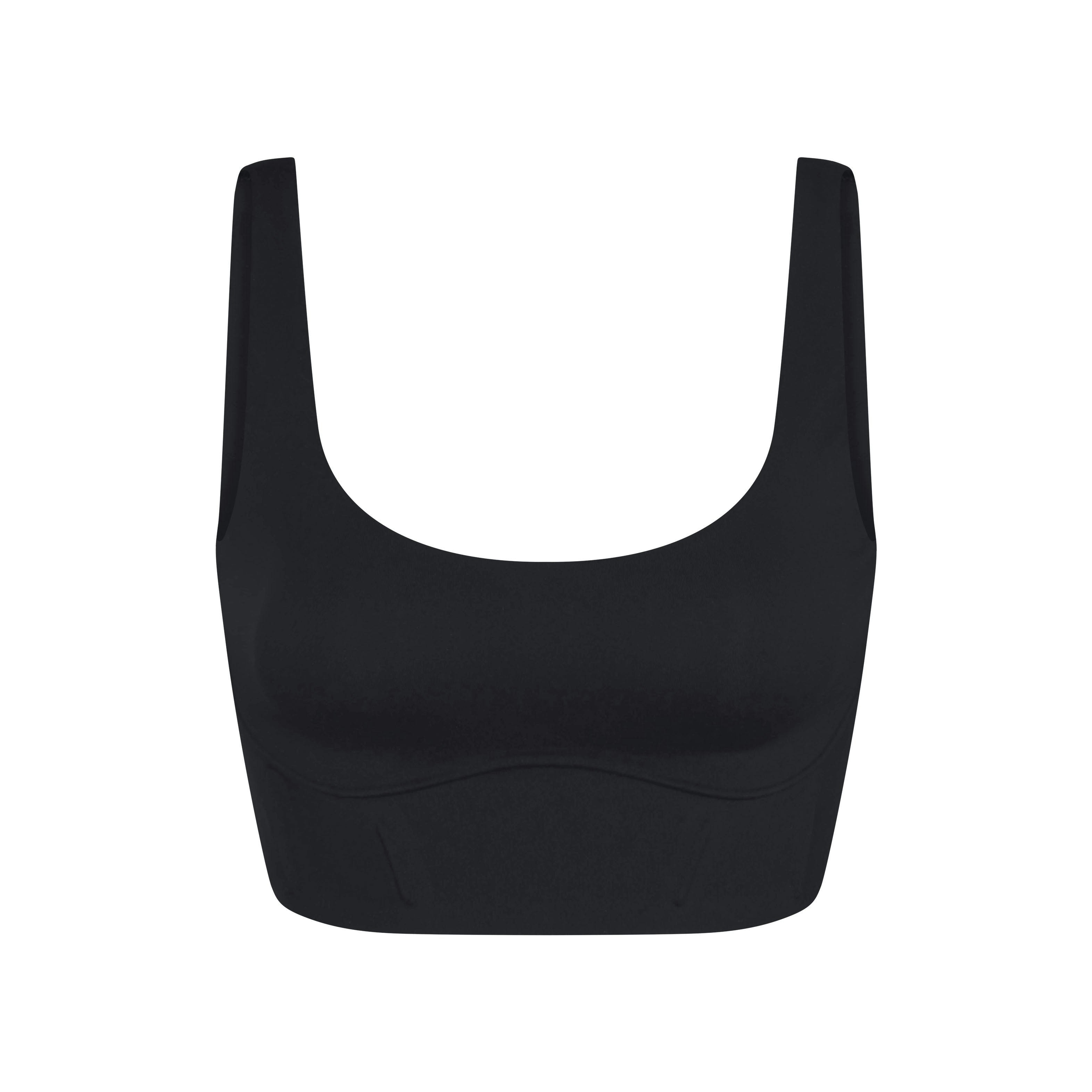 NikeSKIMS MATTE LONGLINE CORSET BRA - OBSIDIAN - image 7