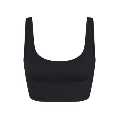 NikeSKIMS MATTE LONGLINE CORSET BRA - OBSIDIAN - image 7
